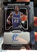 2023 Panini Prizm Penmanship Keon Ellis #RP-KES RC