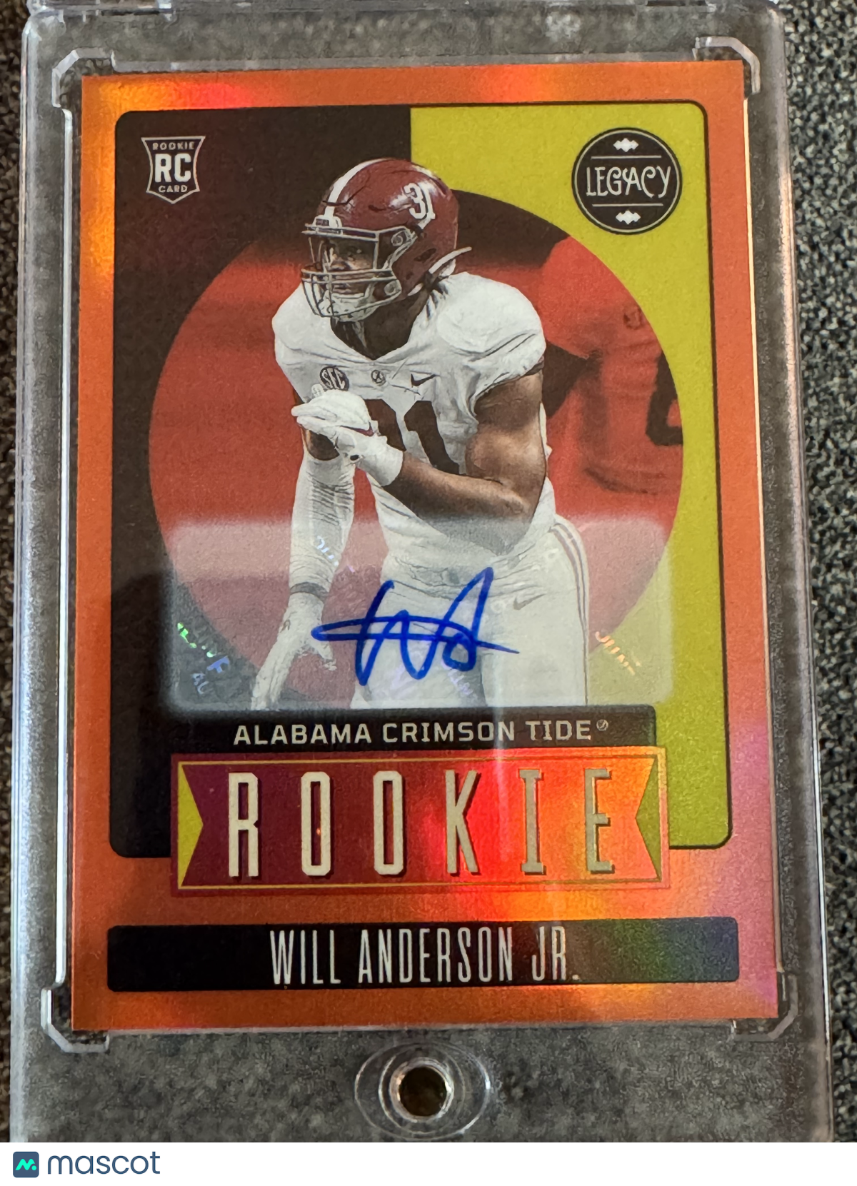 2023 Panini Legacy Football Will Anderson Jr. #181 RC