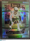 2022 Panini Select Draft Picks Kayvon Thibodeaux #1 Dragon Scale RC