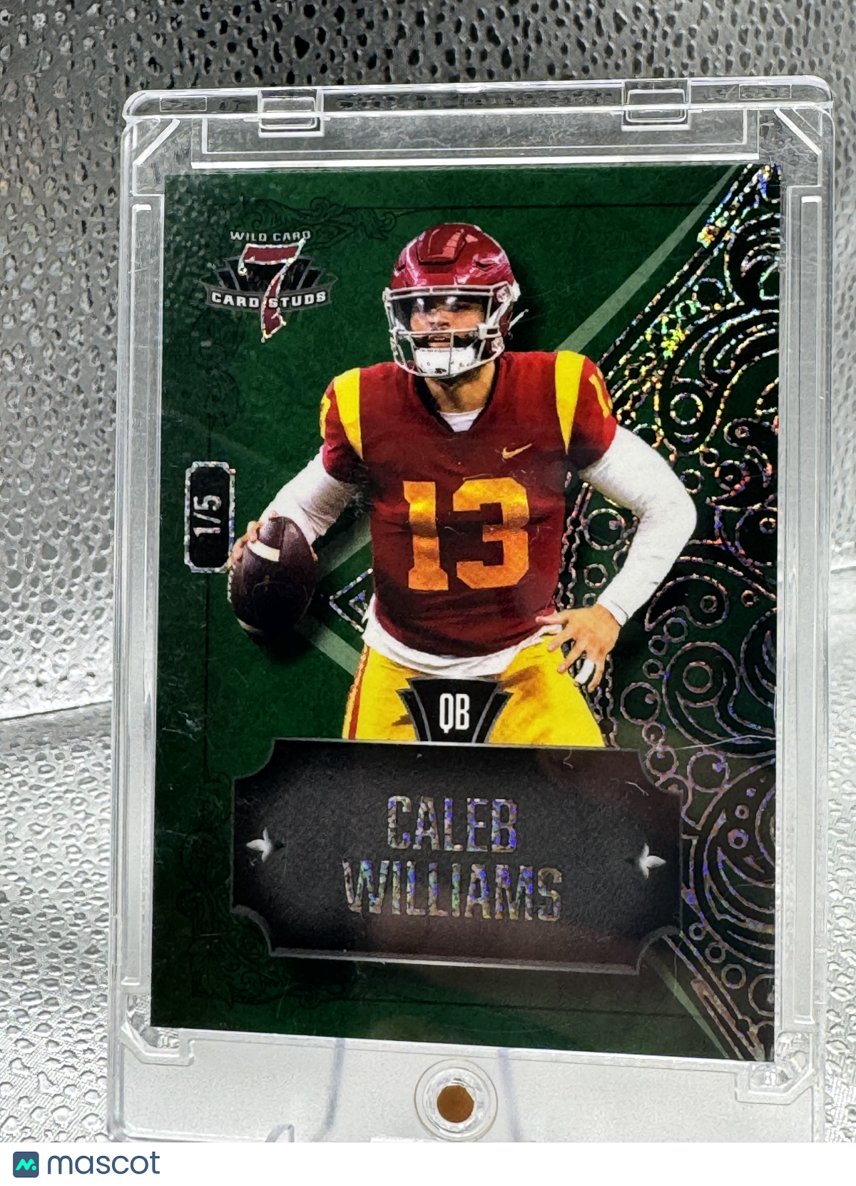 2023 Wild Card Card Studs Caleb Williams #7CDR-9 1/5