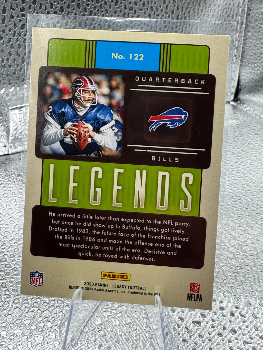2023 Panini Legacy Football Jim Kelly #122 16/50