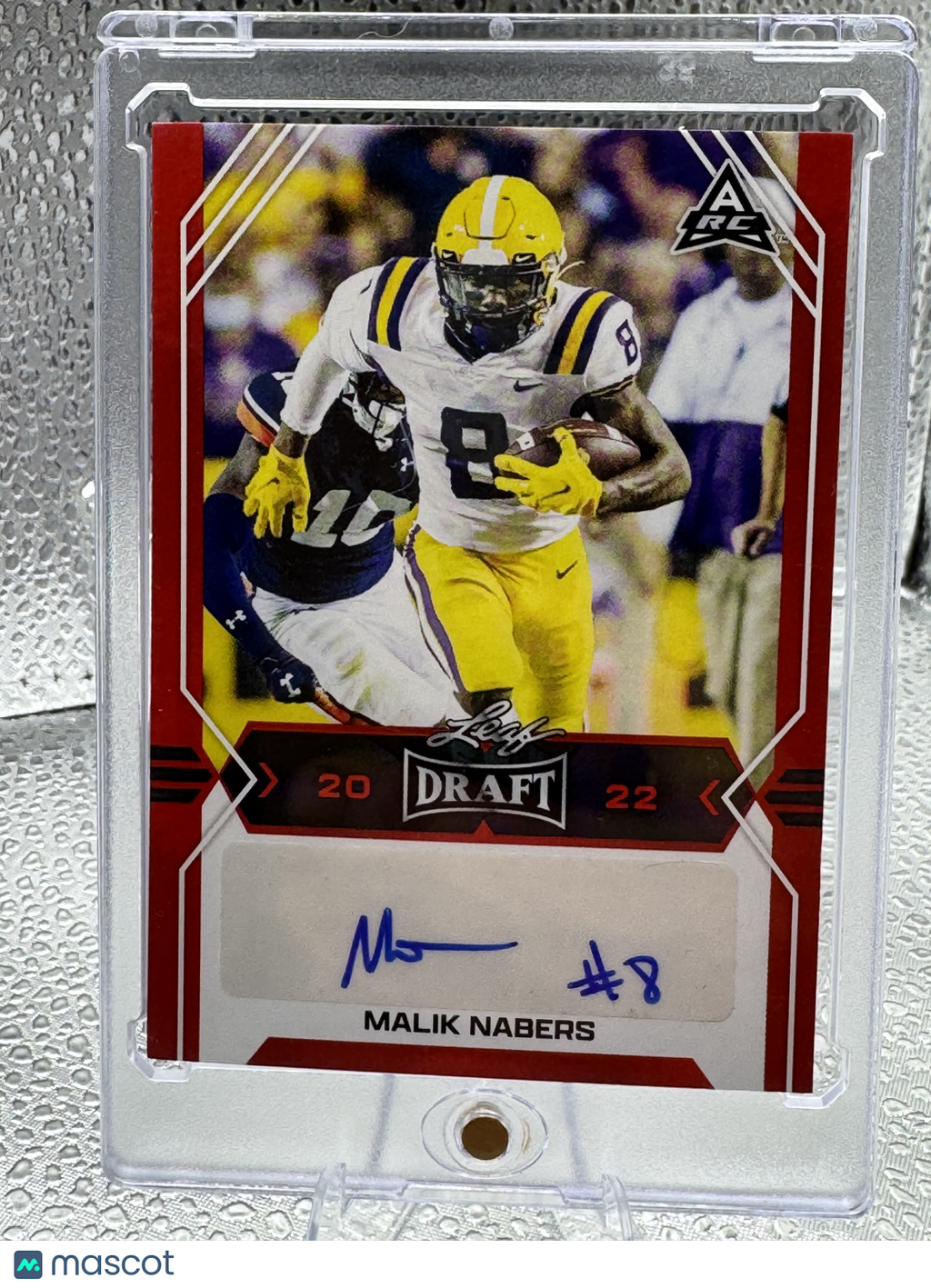 2022 Leaf Draft Malik Nabers #BA-MN1 RC