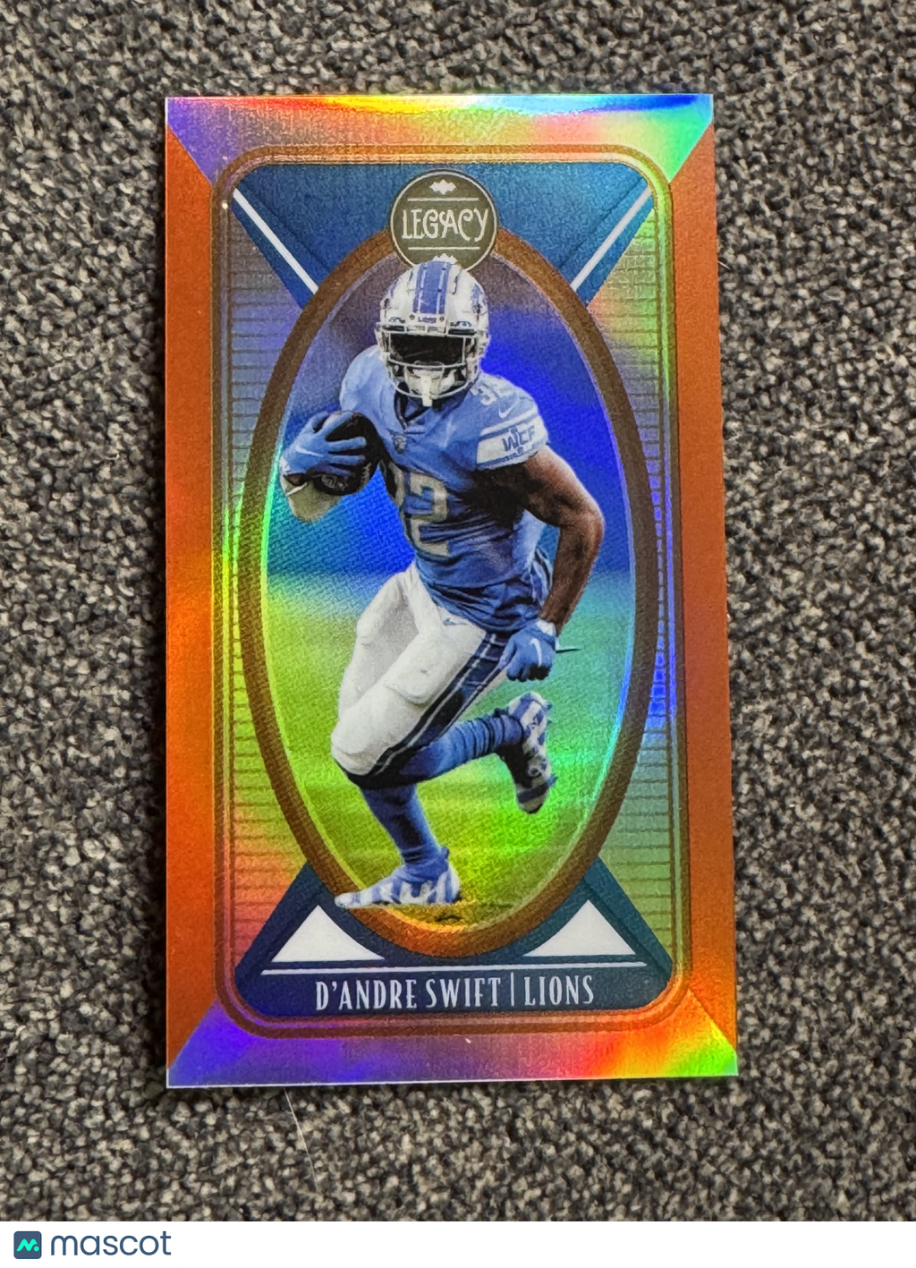 2022 Panini Legacy Football D'Andre Swift #31 Orange 90/125