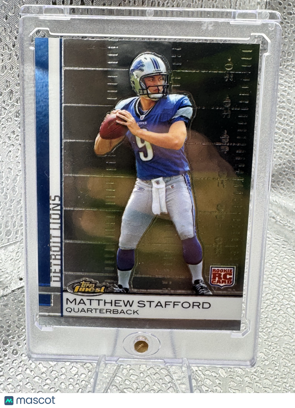 2009 Topps Finest Matthew Stafford #100 RC