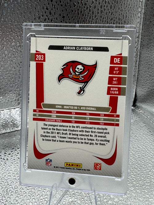2011 Panini Prestige Adrian Clayborn #203