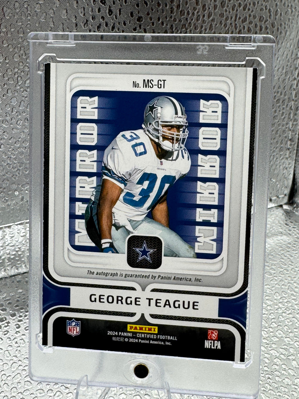 2024 Panini Certified Mirror Signatures George Teague #MS-GT 76/99