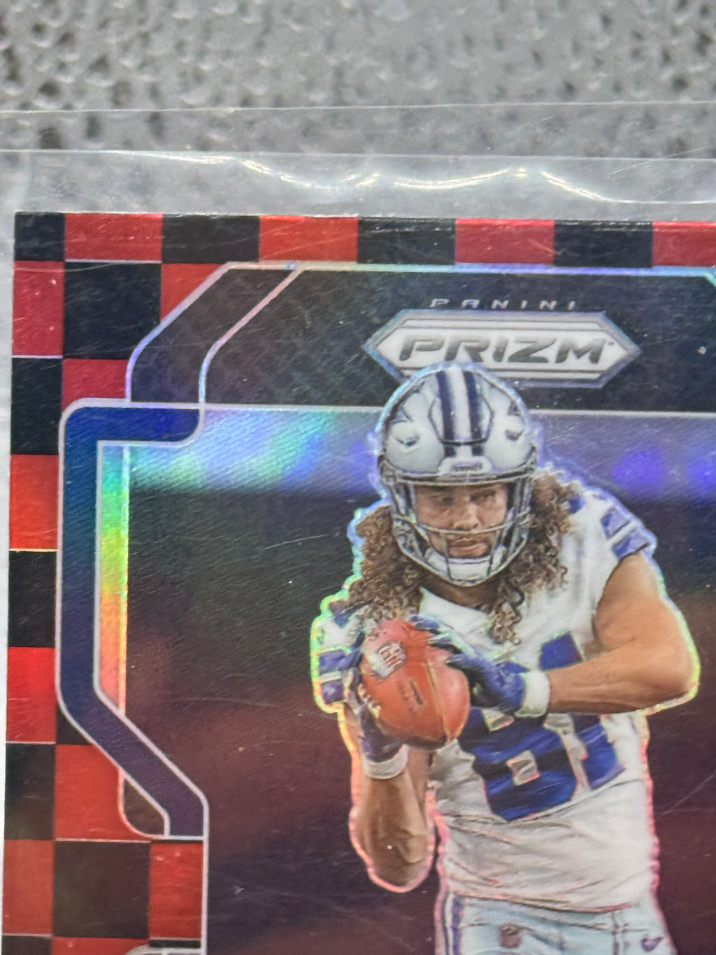 2021 Panini Prizm Football Simi Fehoko #371 Red Checkerboard RC
