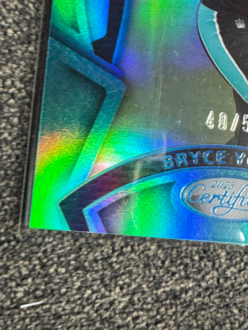 2023 Panini Certified Bryce Young #178 Teal RC 40/50