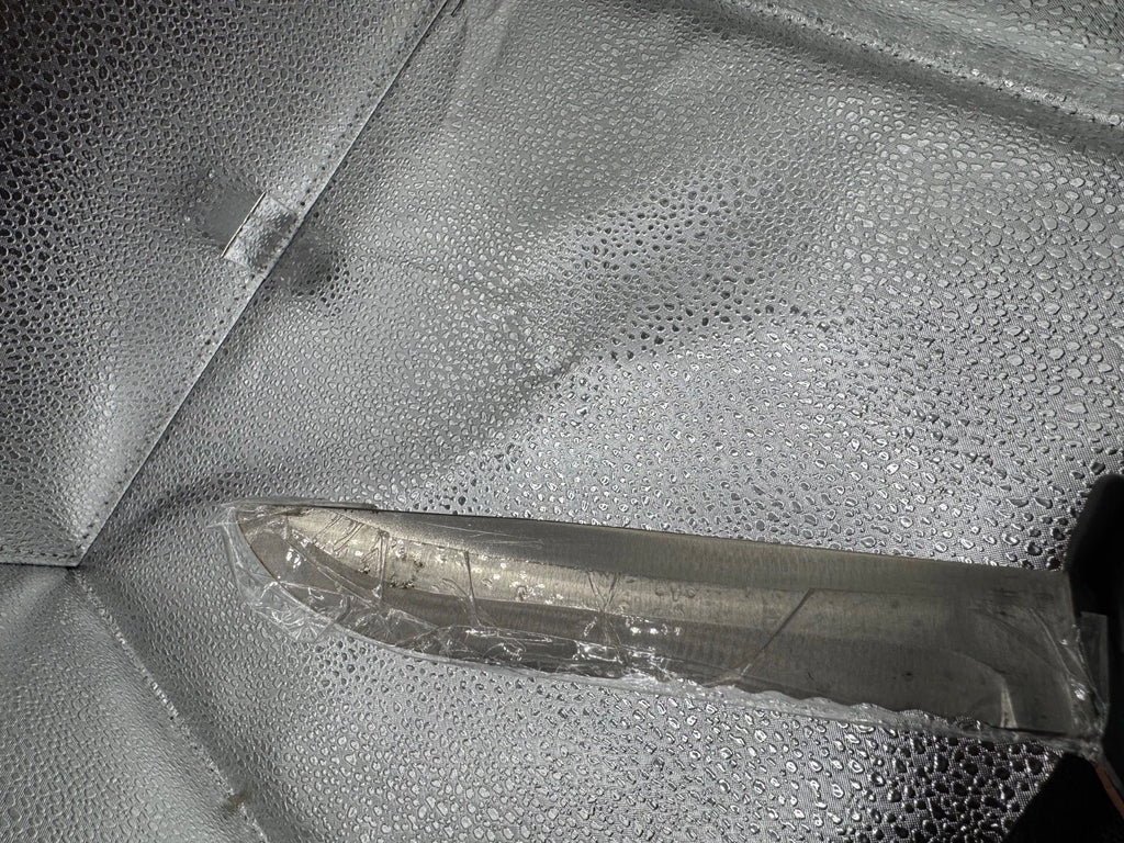 Vintage U.S. Divers Aqua Lung Dive Knife Japan Stainless Steel w/ Sheath