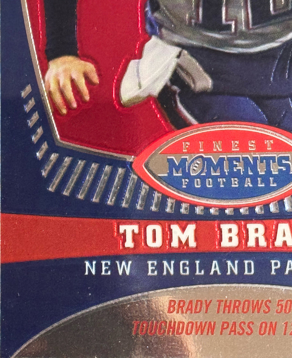 2008 Topps Finest Moments Tom Brady #TB5 089/629