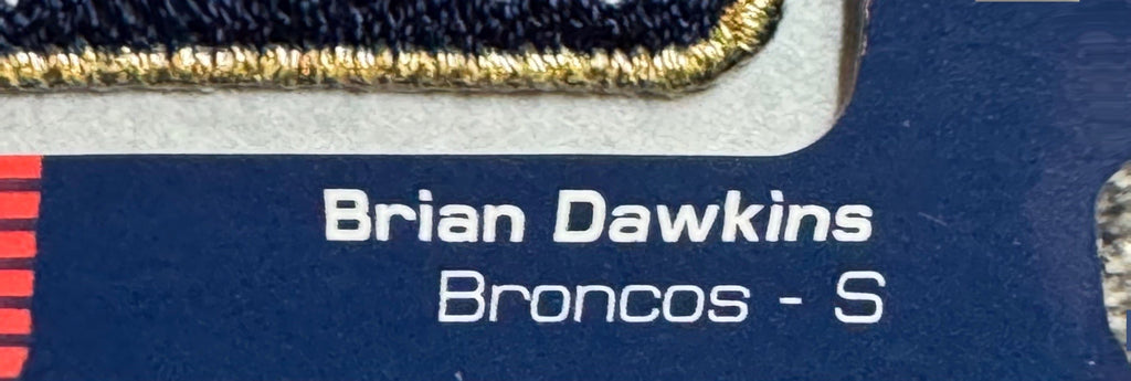 2012 Topps Football Brian Dawkins #NCP-BD Commemorative Patch