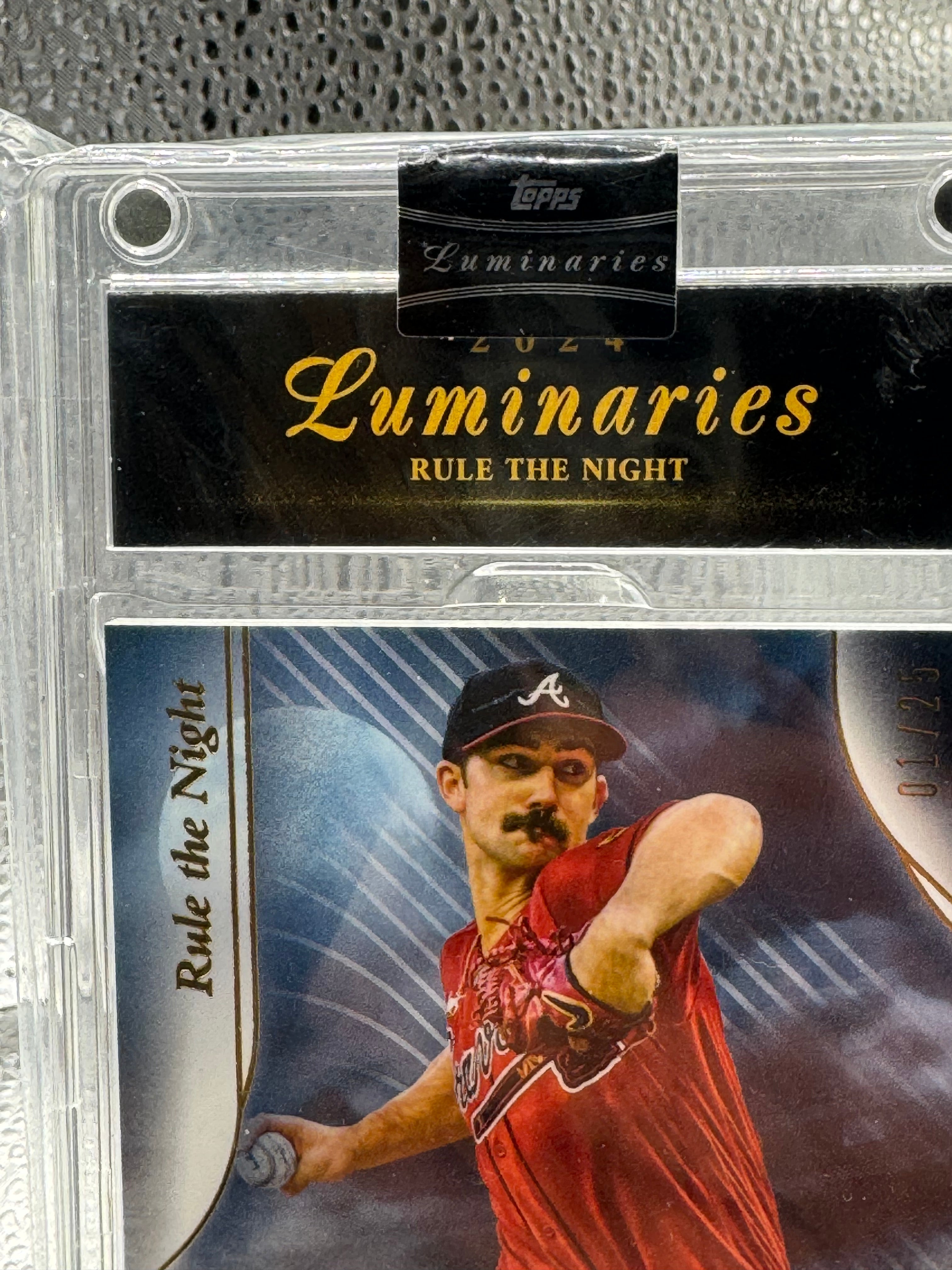 2024 Topps Luminaries Rule The Night Autographs Spencer Strider #RN-SS 01/25