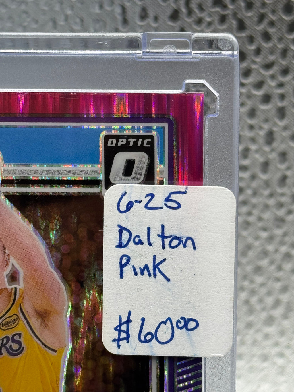 2024 Panini Donruss Optic Rated Rookie Dalton Knecht #P-227 Pink