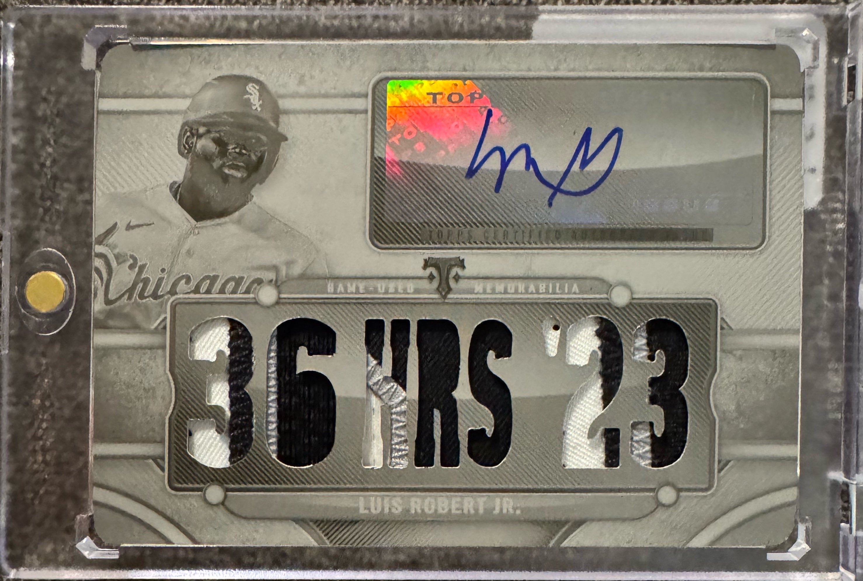2024 Topps Triple Threads Luis Robert Jr. #TTAR-LR4 1 of 1 Relic