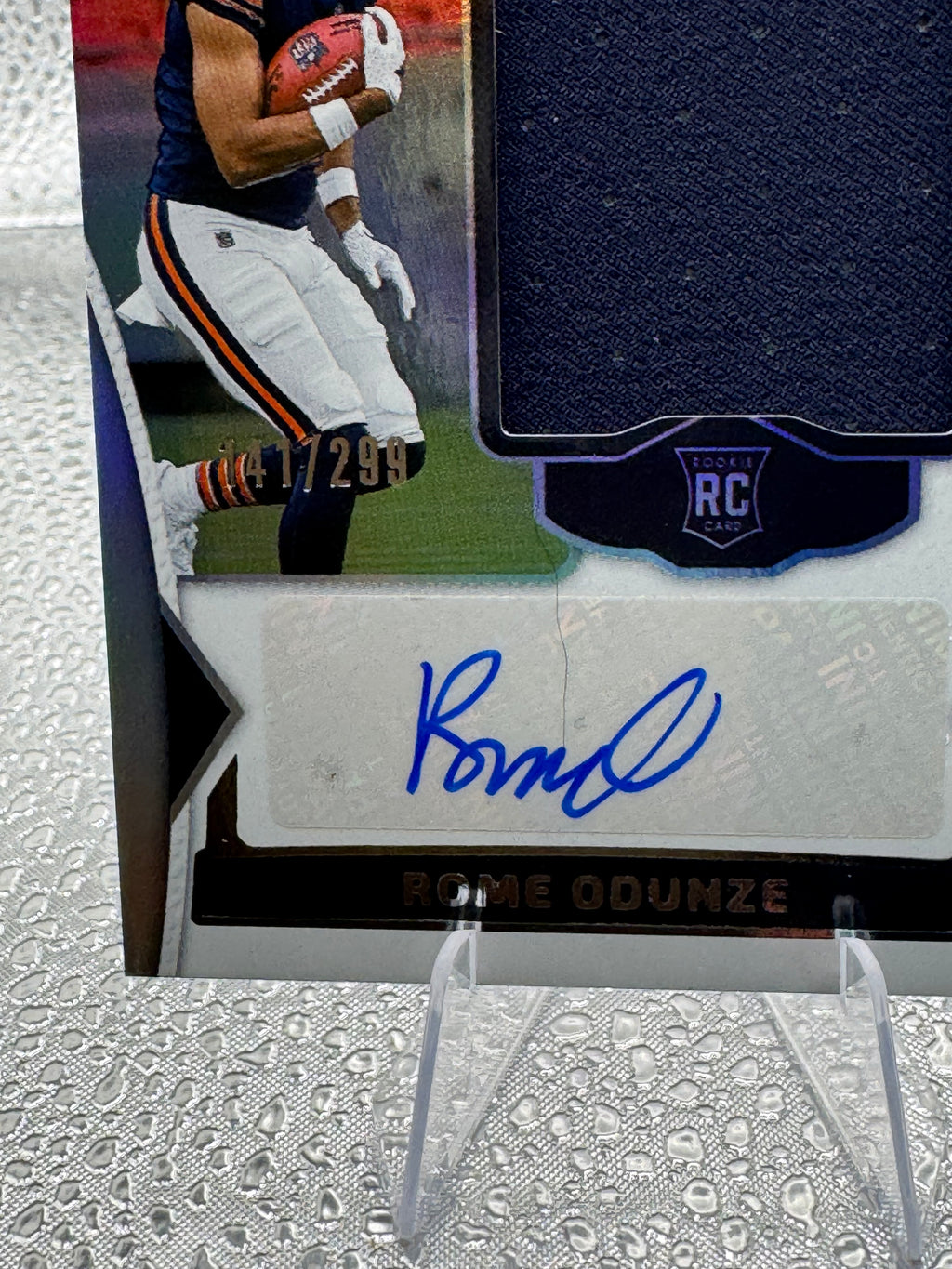 2024 Panini Certified Freshman Fabric Rome Odunze #FMS-ROE RC Patch