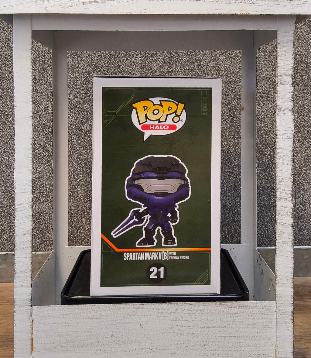 Funko Pop! Vinyl: Halo - Spartan Mark V (B) with Energy Sword #21