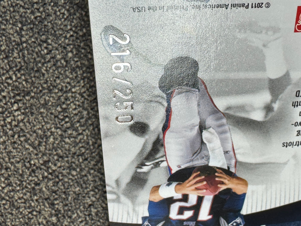 2011 Panini Prestige Preferred Tom Brady #10 216/250 Jersey