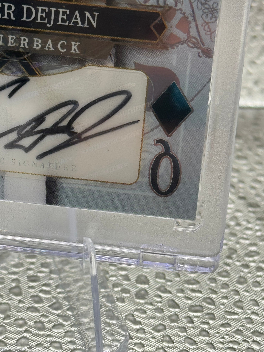 2024 Wild Card 5 Card Draw Stacked Deck Cooper DeJean Queen of Diamonds 1/1