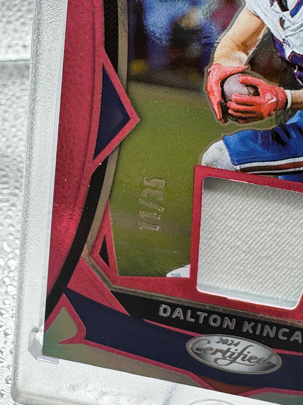 2024 Panini Certified Football Dalton Kincaid #MPME-DKD Patch