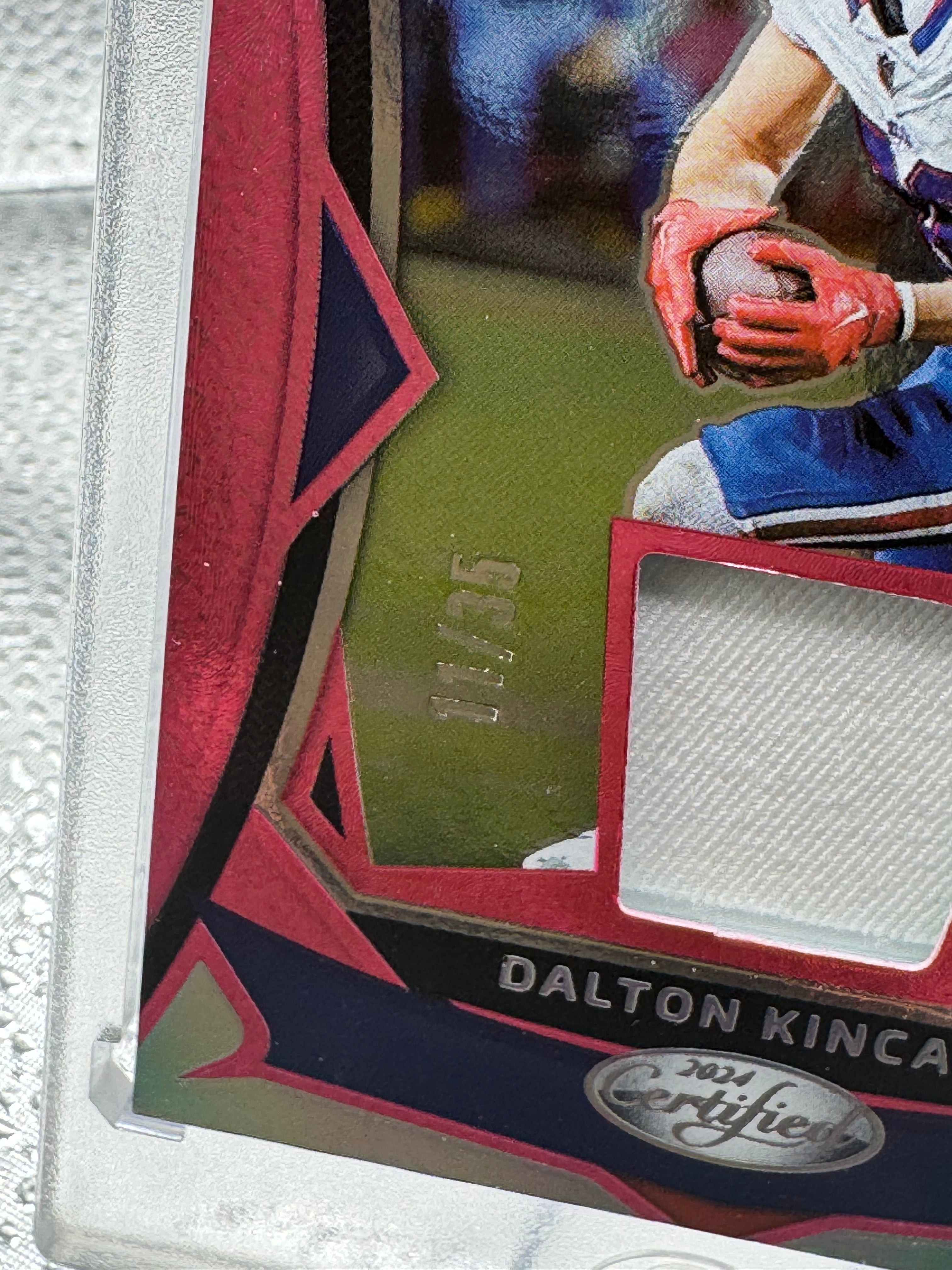 2024 Panini Certified Football Dalton Kincaid #MPME-DKD Patch