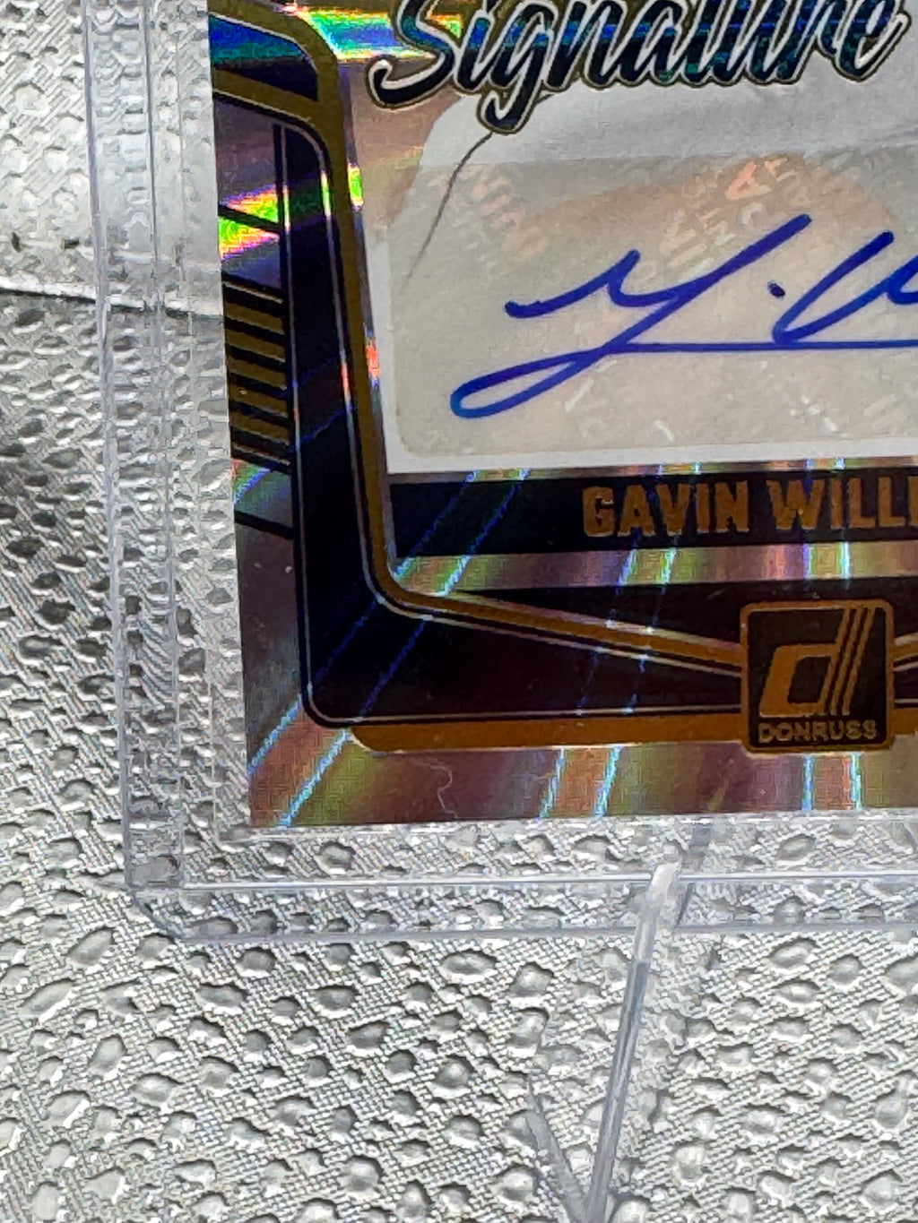 2024 Panini Donruss Signature Series Gavin Williams #SS-GW
