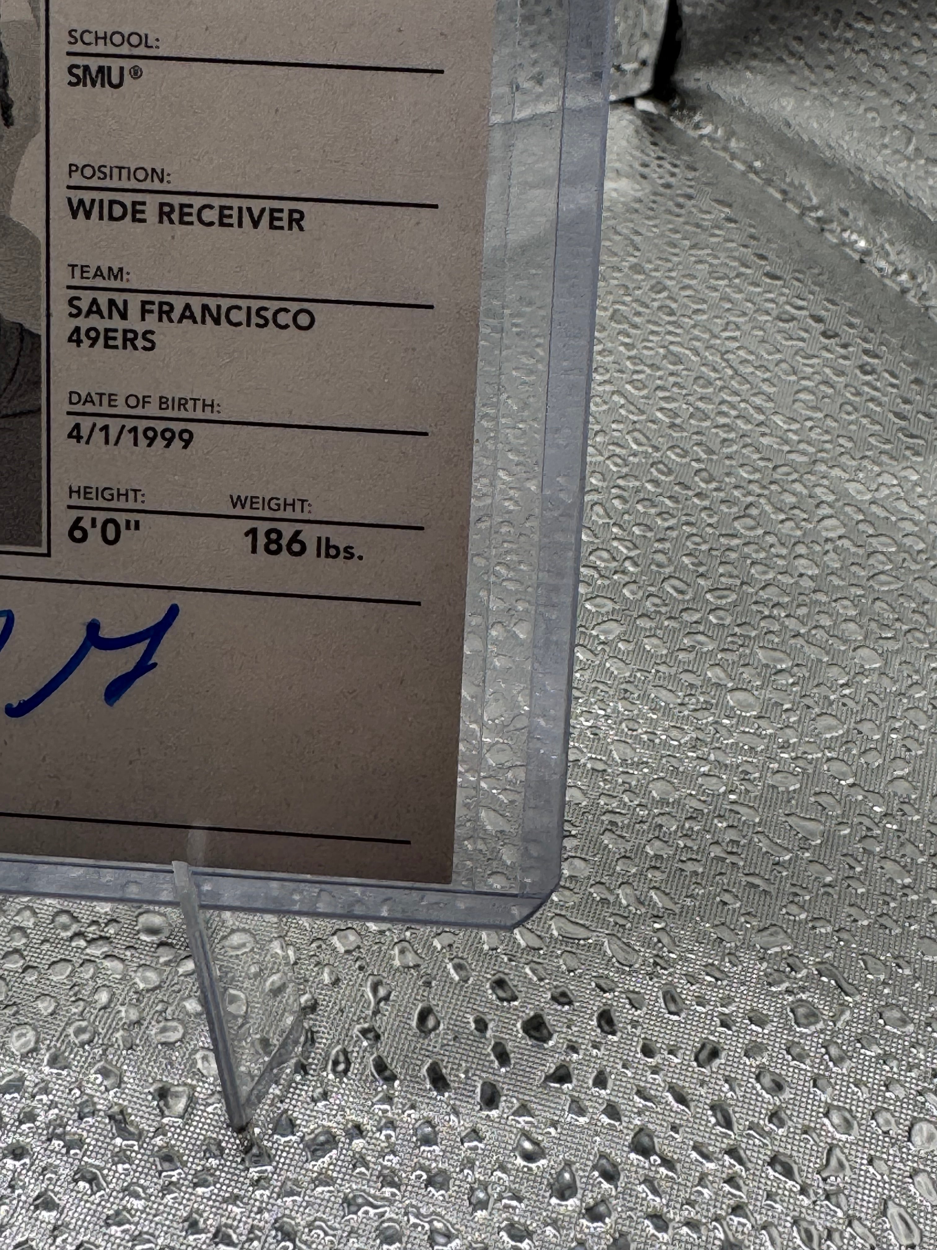 2022 Panini Prestige Passport Signatures Danny Gray #NPS-DG