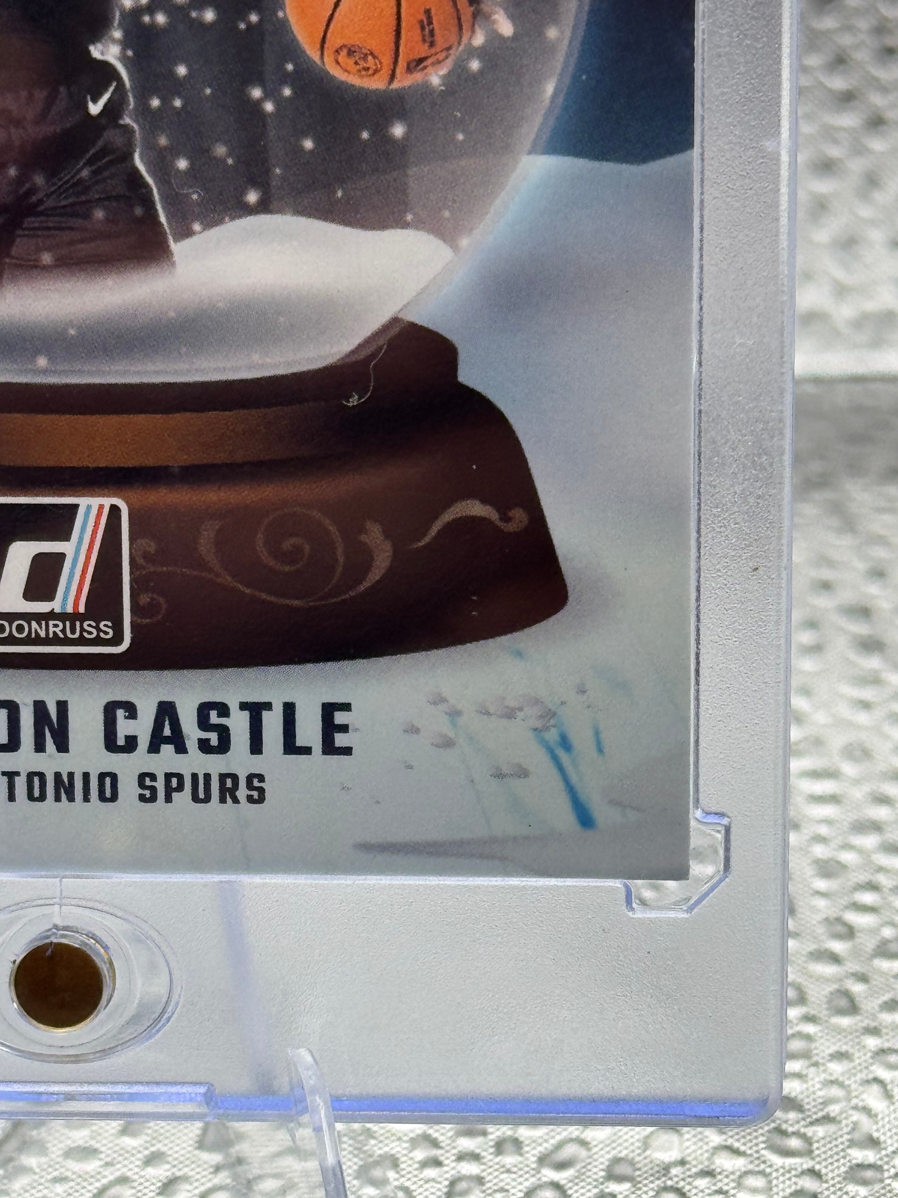 2024-25 Panini Donruss Snow Globe Stephon Castle #24 RC 49/75