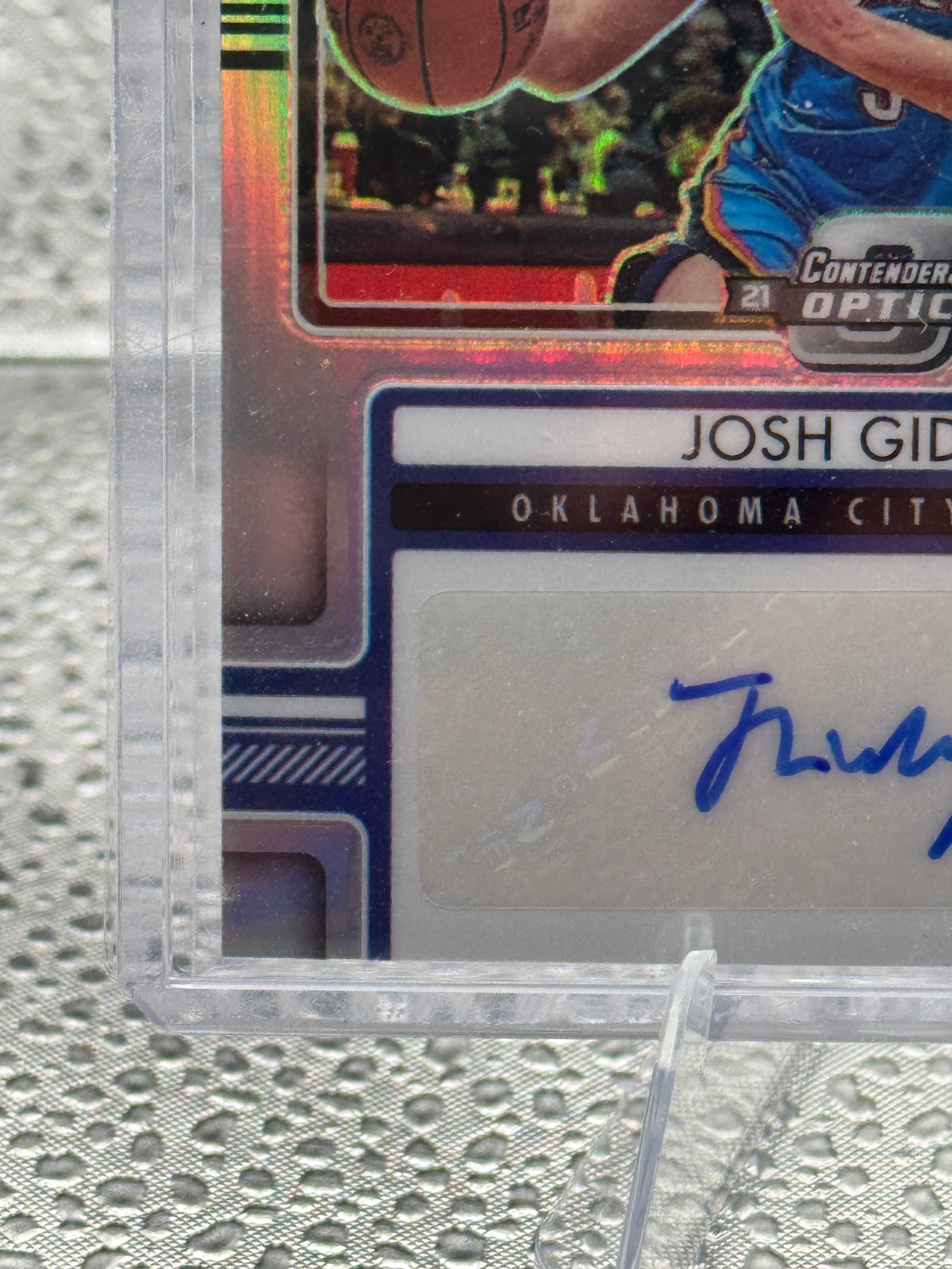 2022 2021-22 Panini Contenders Optic Up Josh Giddey #UCA-JGI Prizm 52/99 RC