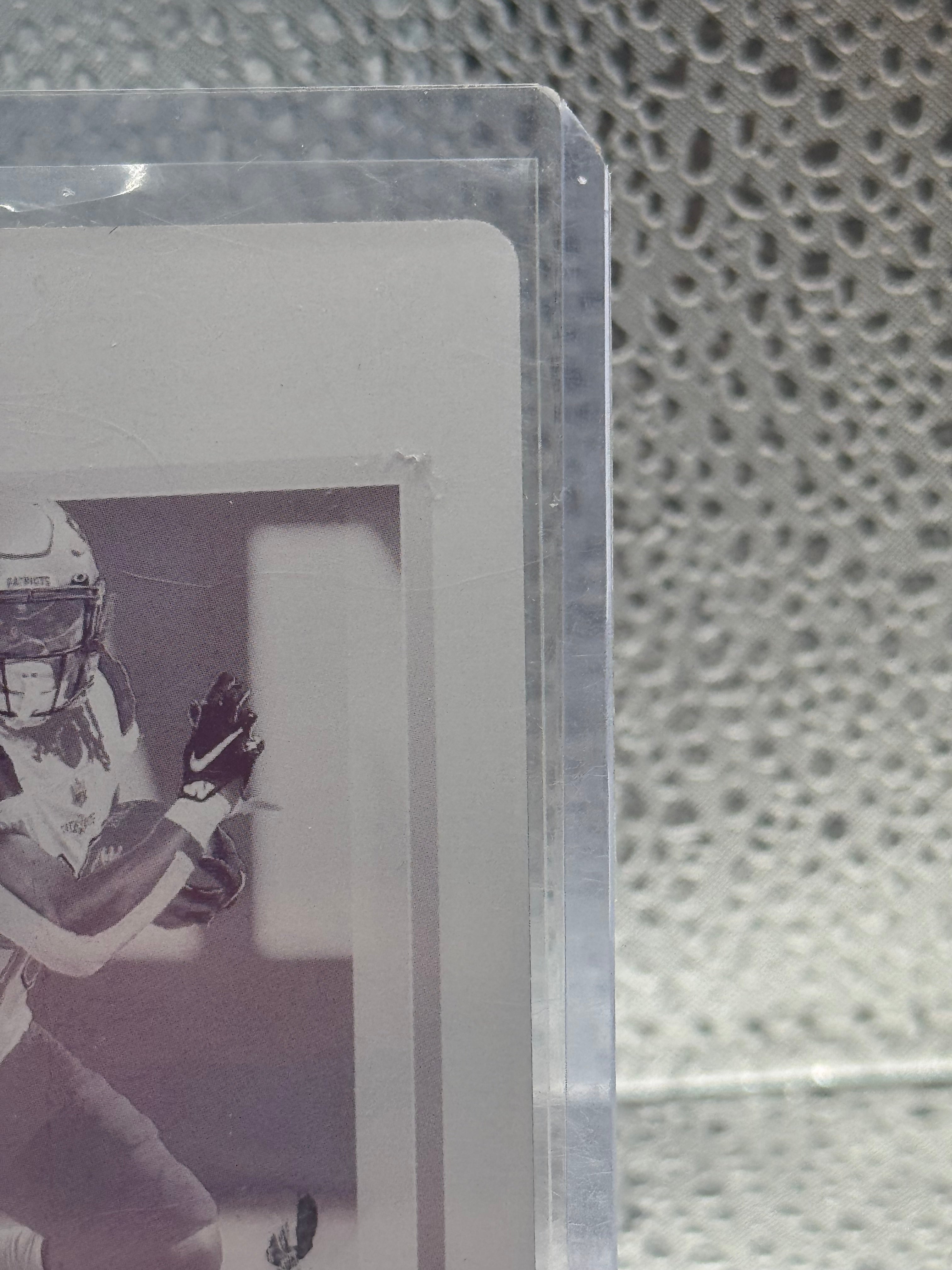 2022 Panini Score Rhamondre Stevenson #286 Printing Plate 1 of 1