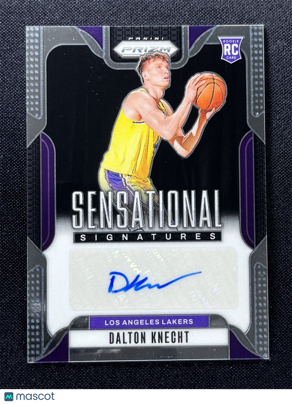 2024-25 Panini Prizm Dalton Knecht Base Sensational Signatures Auto RC Rookie