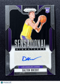 2024-25 Panini Prizm Dalton Knecht Base Sensational Signatures Auto RC Rookie