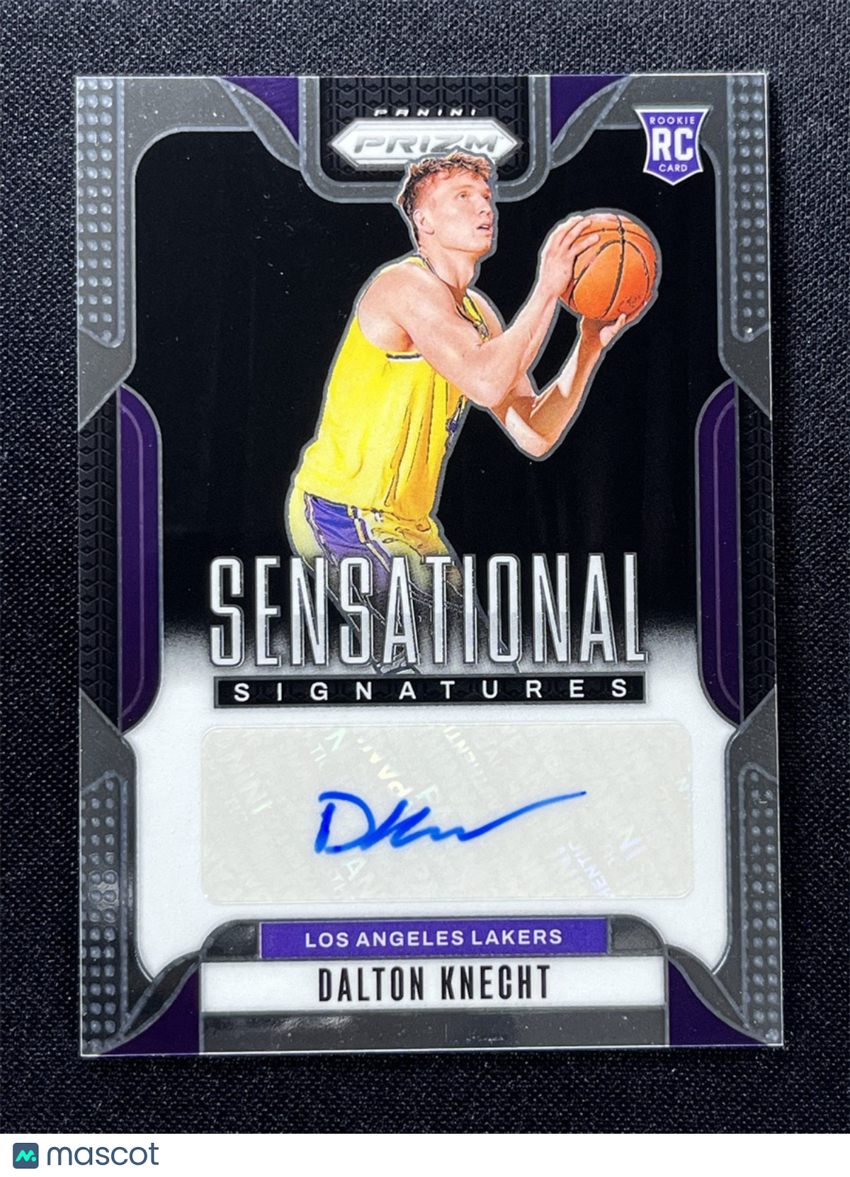2024-25 Panini Prizm Dalton Knecht Base Sensational Signatures Auto RC Rookie