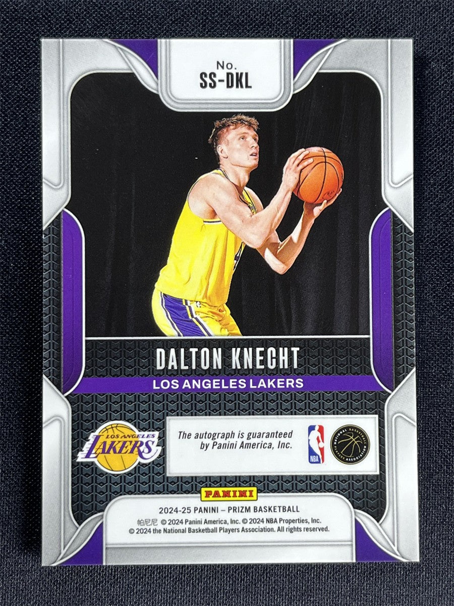 2024-25 Panini Prizm Dalton Knecht Base Sensational Signatures Auto RC Rookie