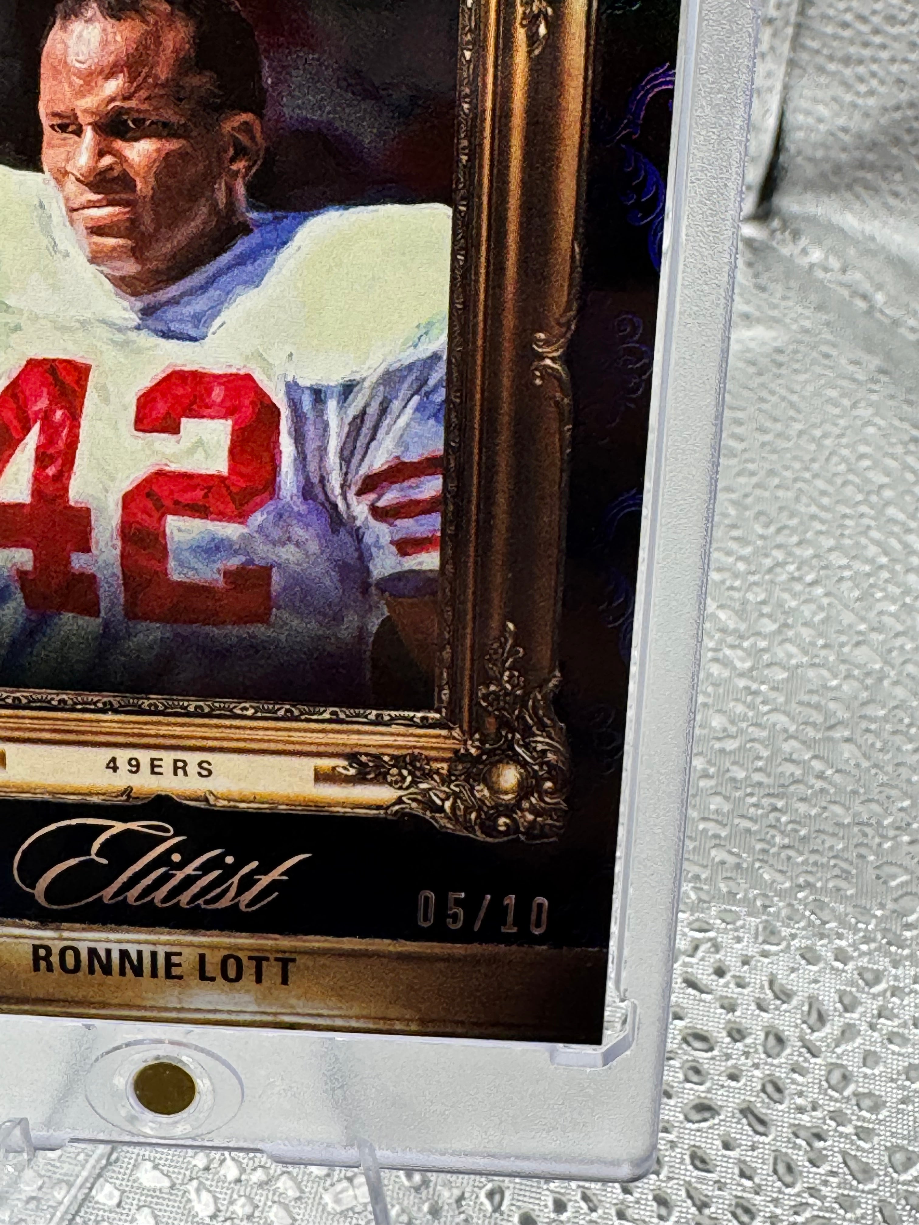 2022 Panini Donruss Elite Elitist Ronnie Lott #EL-5 05/10