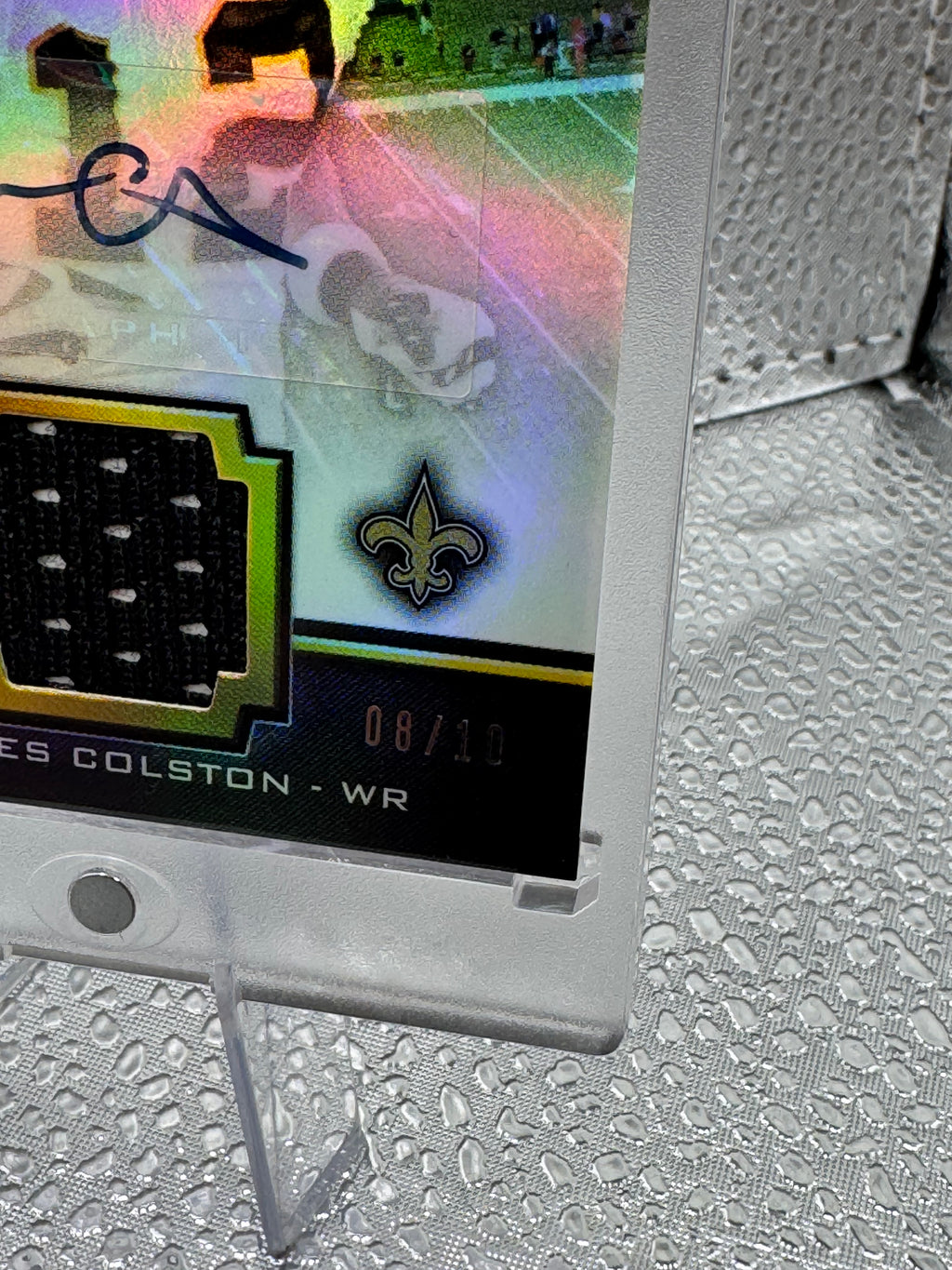 2011 Topps Triple Threads Unity Marques Colston #TTUAR-25 08/10 Game-Used Jersey