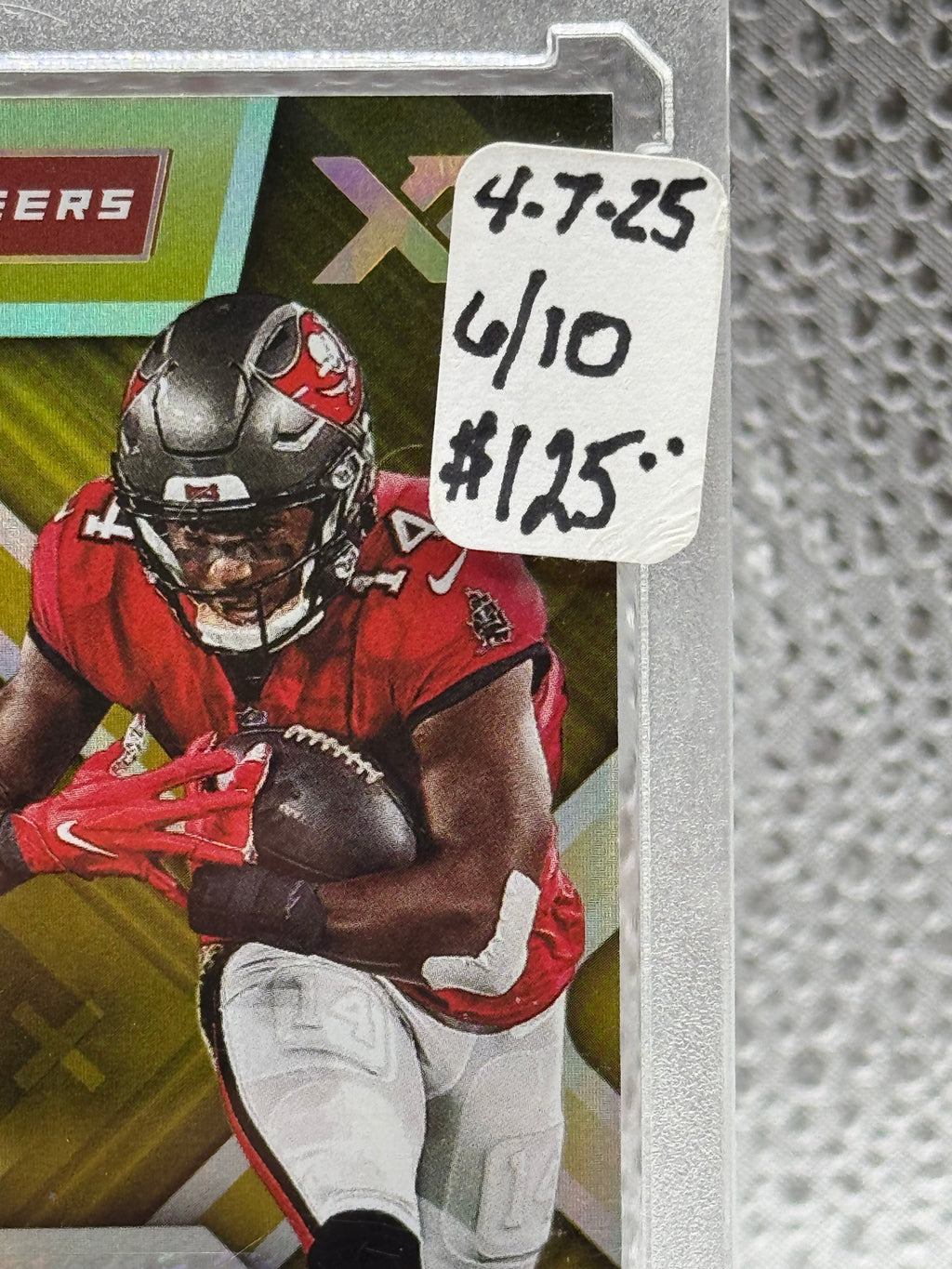 2022 Panini XR Chris Godwin #AUS-CG 6/10 Patch