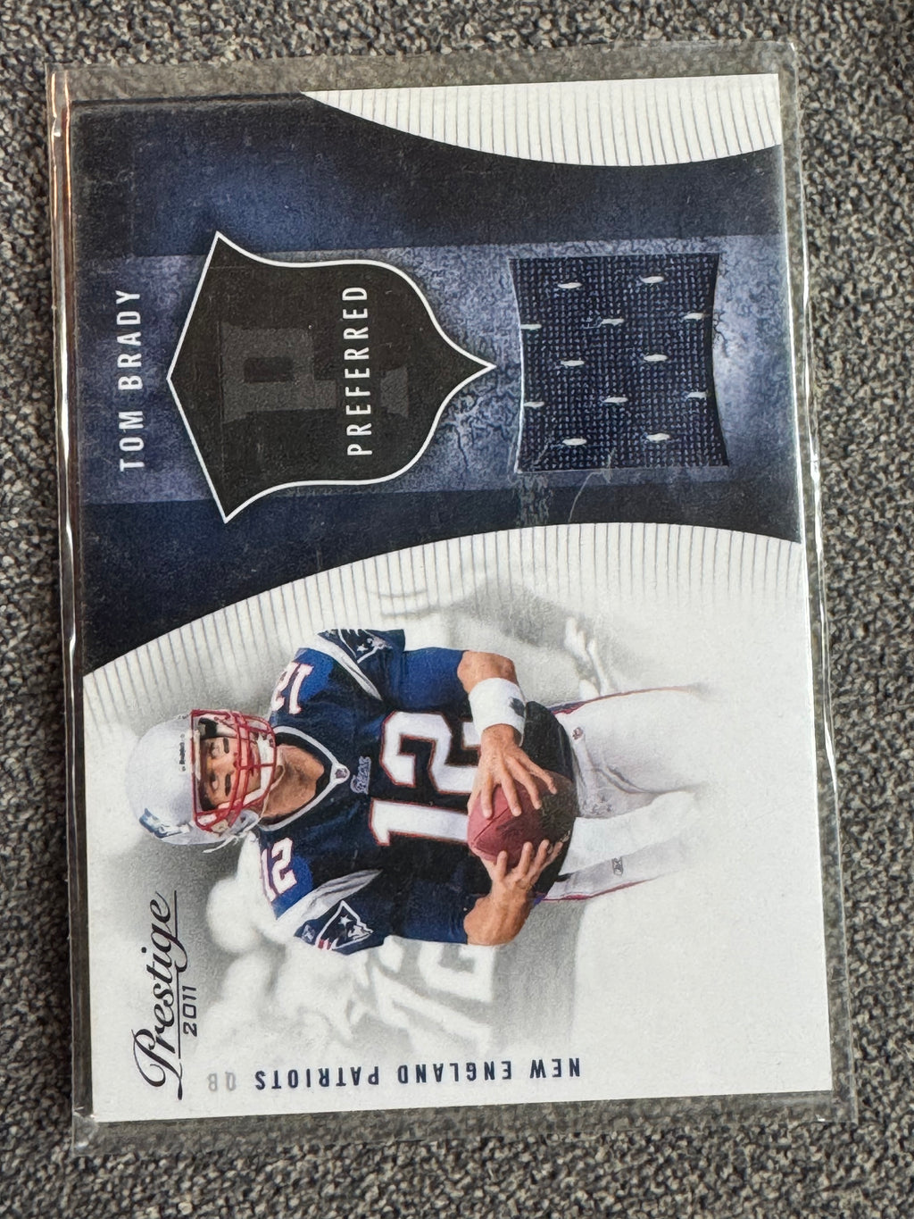 2011 Panini Prestige Preferred Tom Brady #10 216/250 Jersey