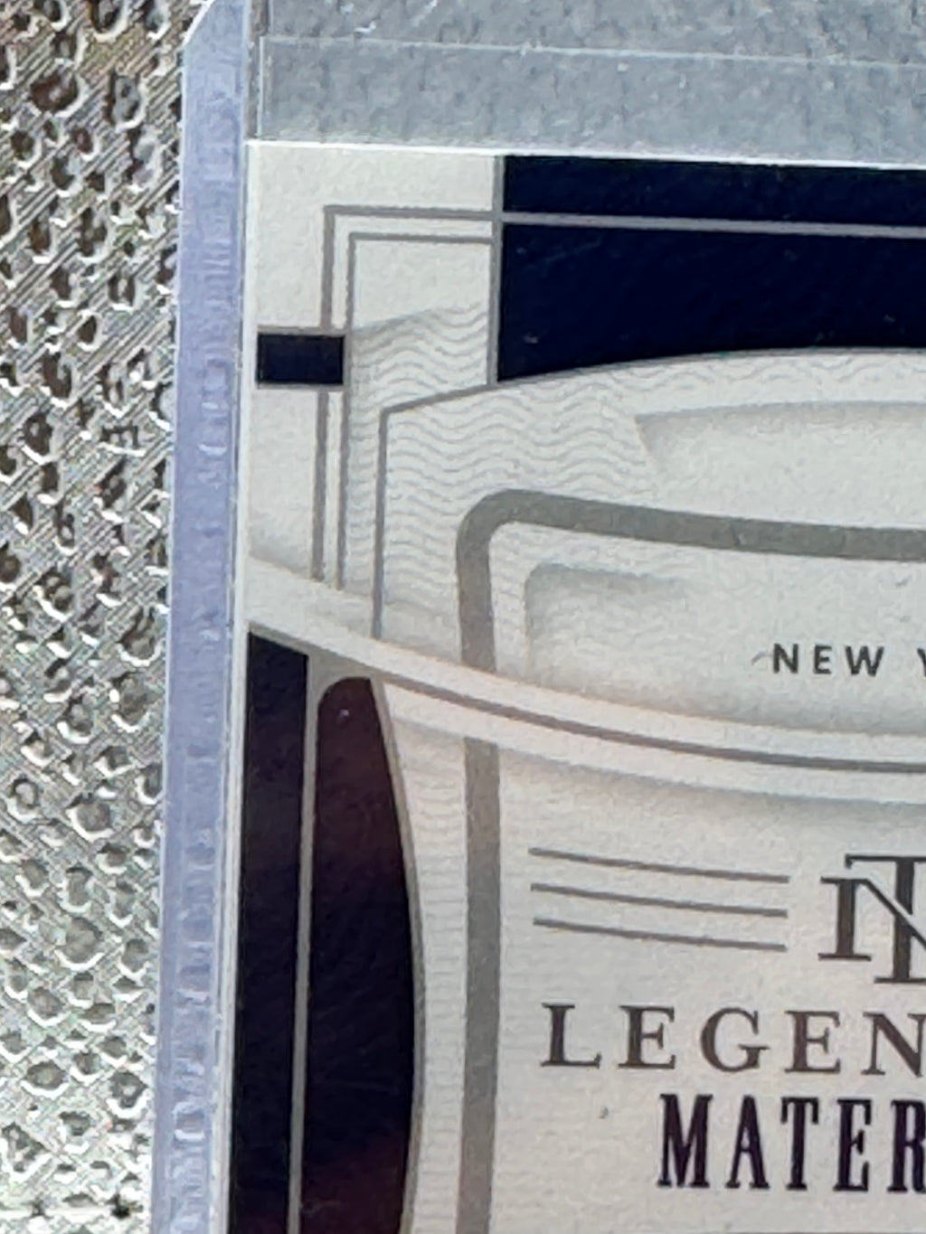 2021 Panini National Treasures Materials Moose Skowron 08/49 Patch