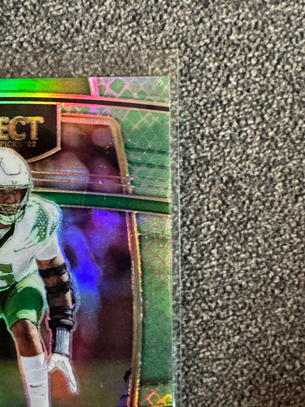 2022 Panini Select Draft Picks Kayvon Thibodeaux #1 Dragon Scale RC