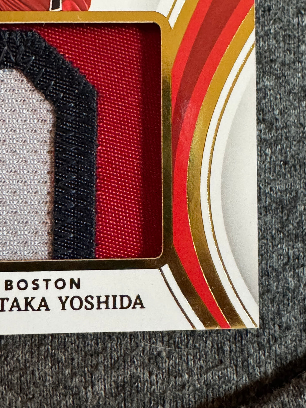 2023 Panini Immaculate Collection Masataka Yoshida #MM-MY Relic Patch 23/25