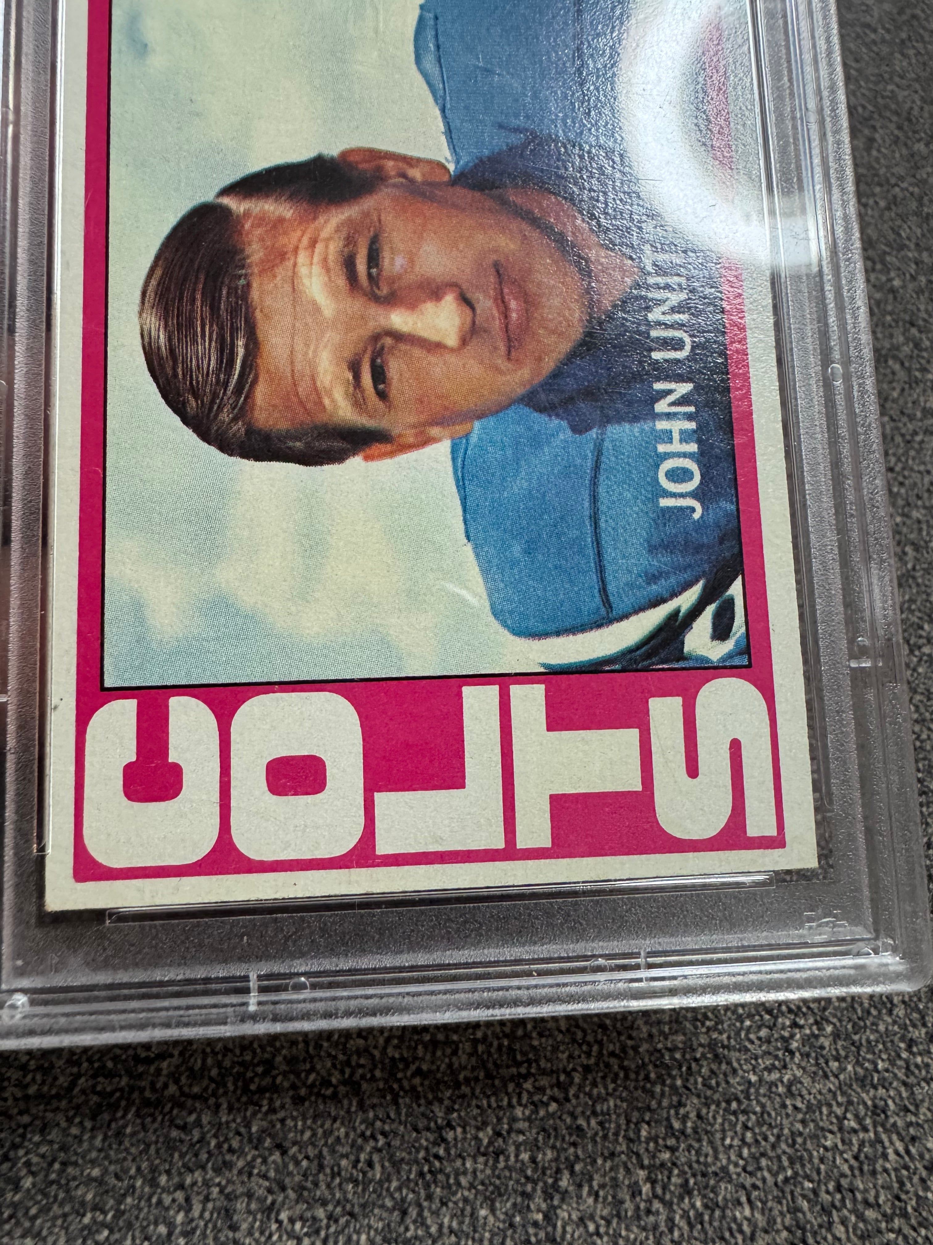 1972 Topps John Unitas #165 PSA 7