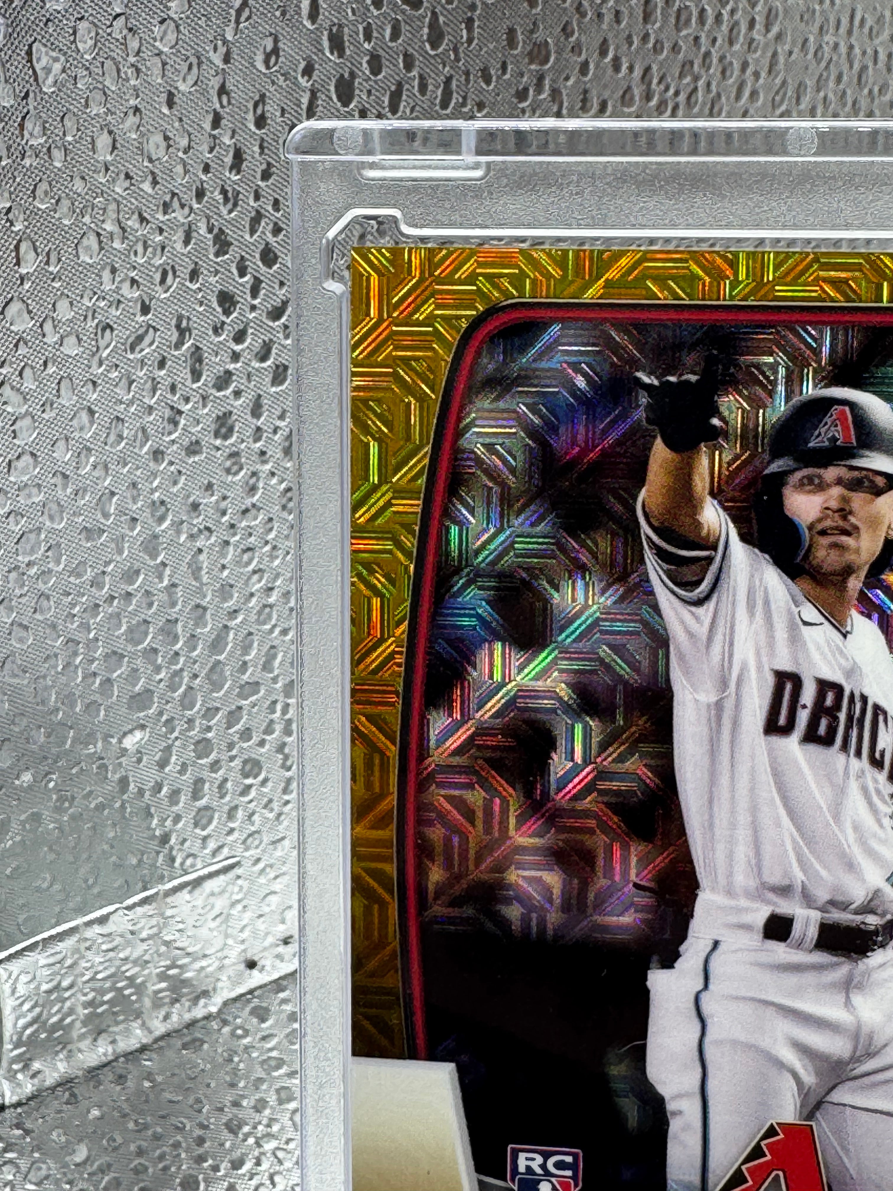 2023 Topps Bowman Chrome Corbin Carroll #73 Gold Lava Refractor RC 39/50