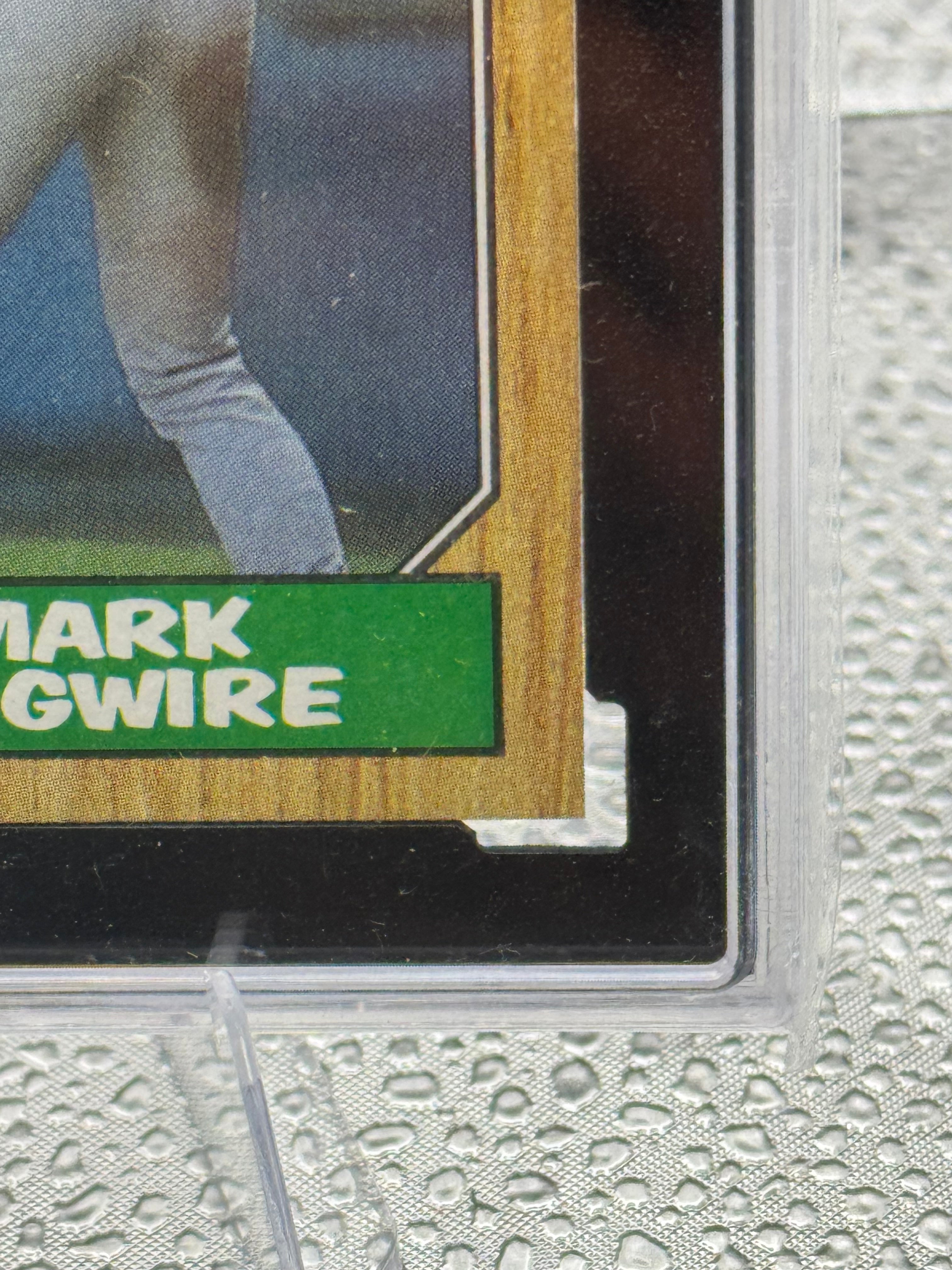 1987 Topps Mark Mcgwire #366 SGC 9