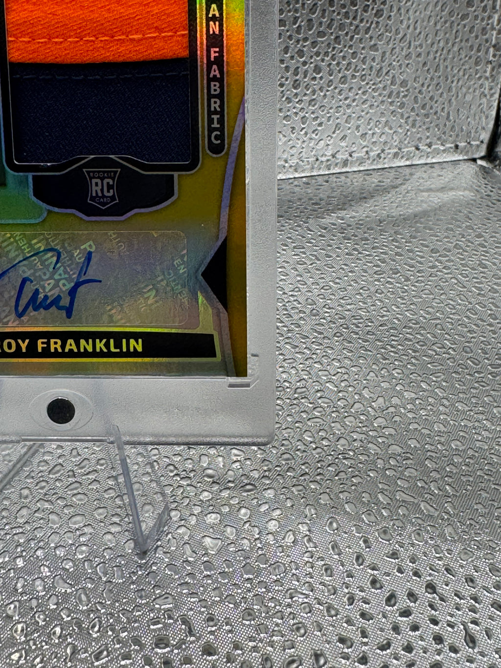 2024 Panini Certified Freshman Fabric Troy Franklin #FMS-TFN Patch RC 13/25