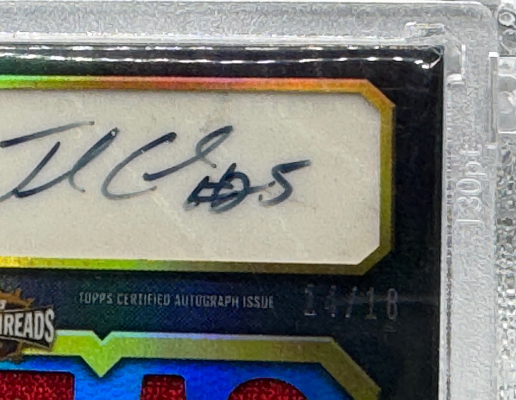 2011 Topps Triple Threads Jamaal Charles #TTAR-36 Game-Used Relic 14/18