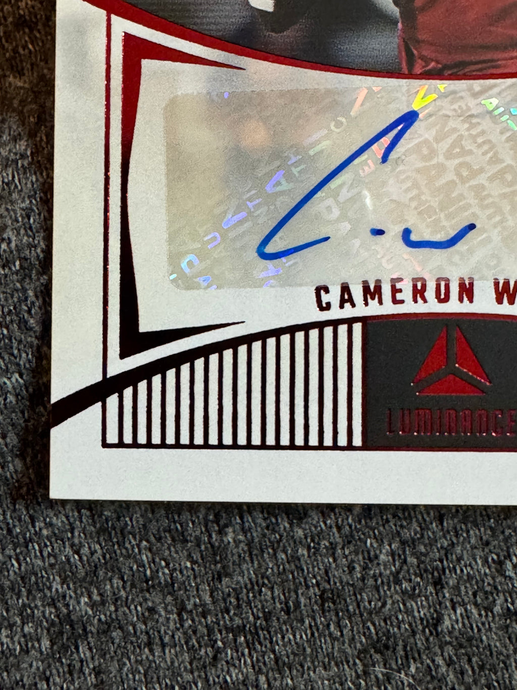 2024 Panini Luminance Cameron Ward #FSN-CWD