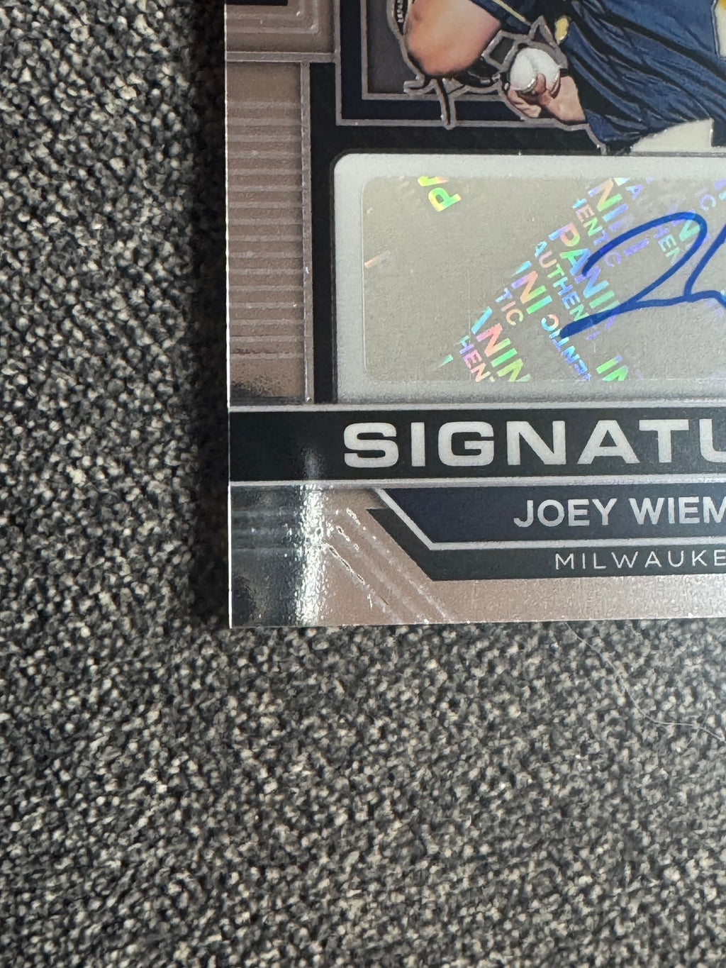 2023 Panini Prizm Signatures Joey Wiemer #SIG-JW