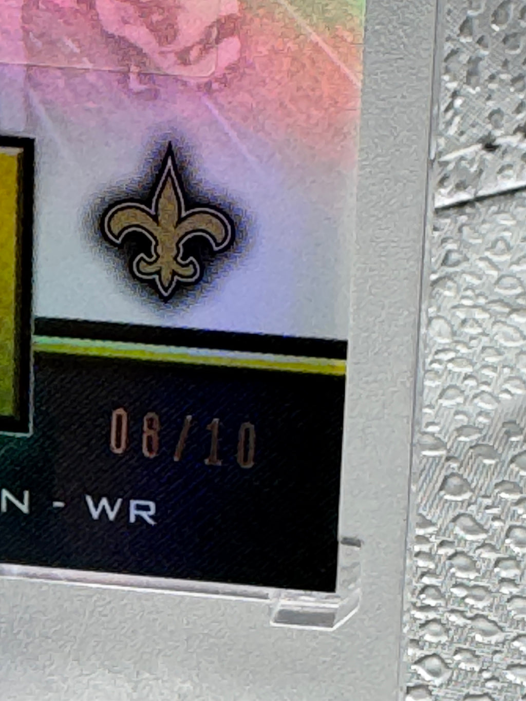 2011 Topps Triple Threads Unity Marques Colston #TTUAR-25 08/10 Game-Used Jersey