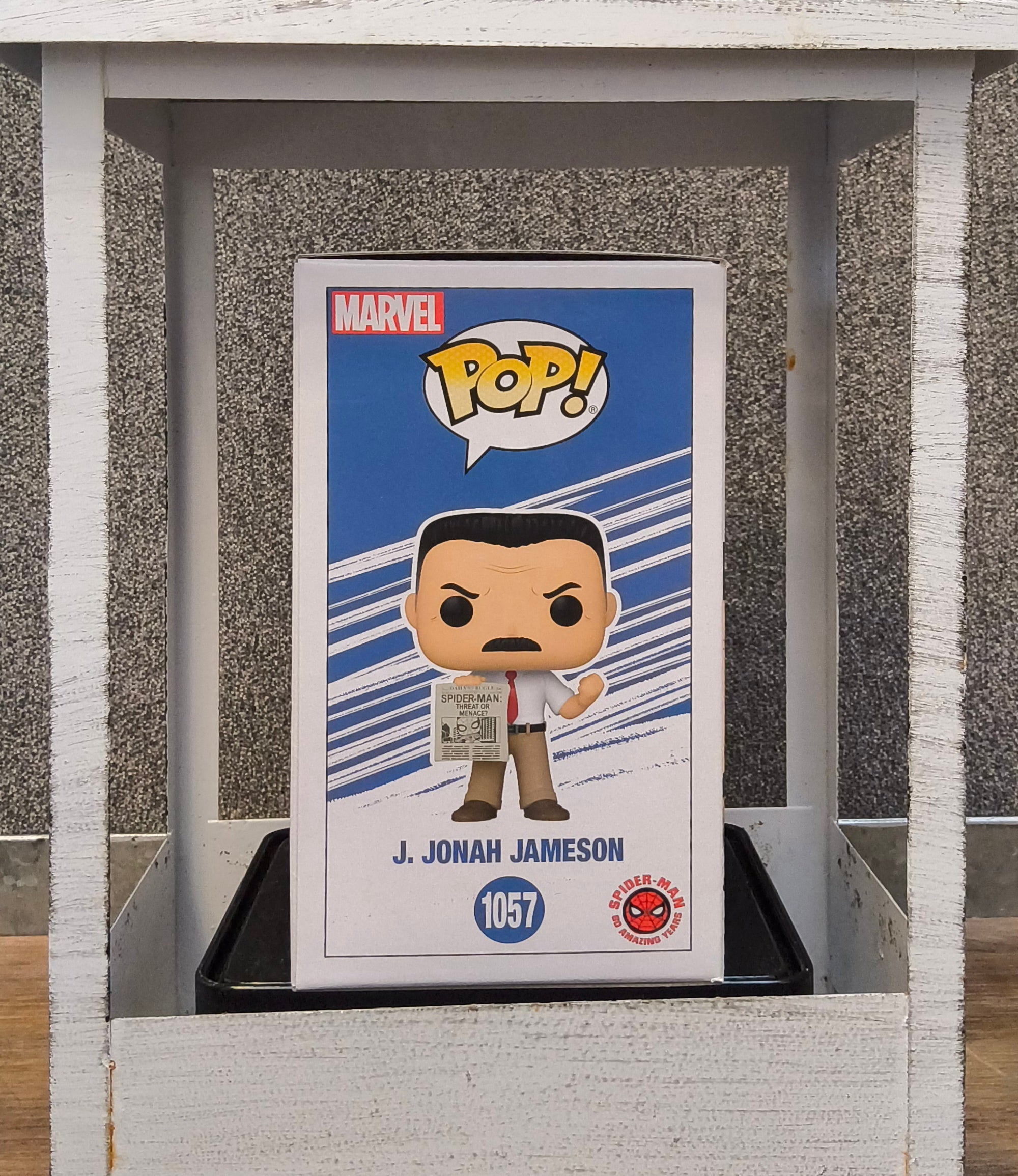 Funko Pop Marvel 1057 J Jonah Jameson Entertainment Earth Exclusive LE