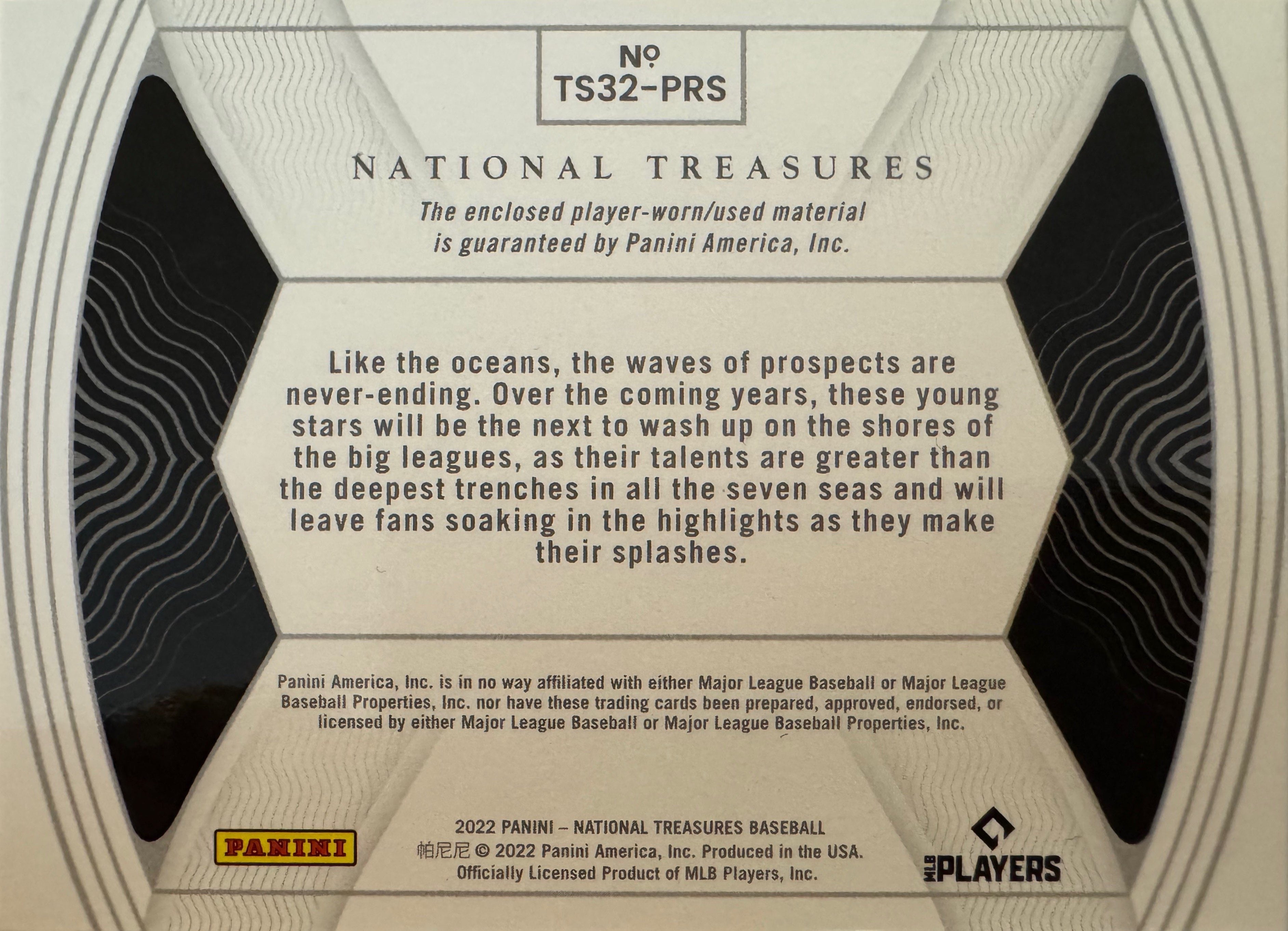 2022  National Treasures 32 Treasure Chest #TS32-PRS 10/25